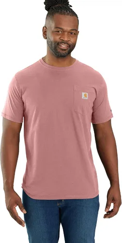 Vista 51 de Carhartt Force - Camiseta de manga corta, con bolsillo, de ajuste holgado y peso medio para hombre Malt