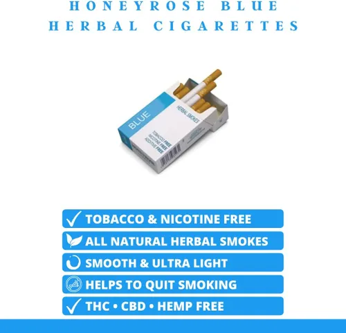 Vista 2 de Honeyrose BLUE - Cigarrillos de hierbas sin tabaco ni nicotina