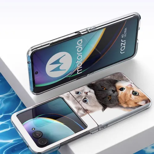 Vista 3 de Razr Plus 2023 - Funda protectora rígida a prueba de golpes para Motorola Razr+ 2023/Razr Plus 2023