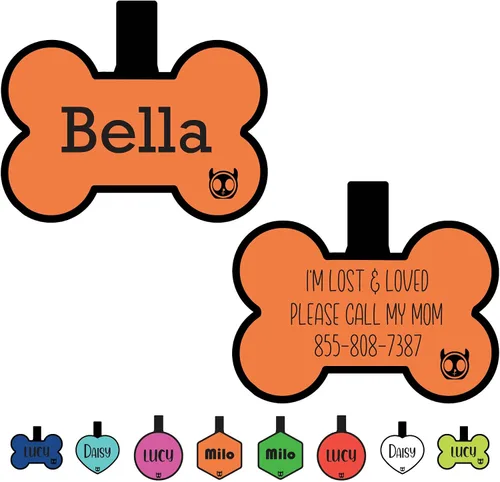 Vista 23 de Etiqueta de gato silenciosa de silicona personalizada con 5 líneas de grabado profundo personalizado duradero, etiqueta de identificación de mascota