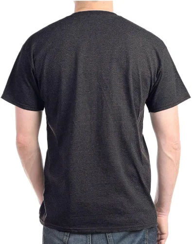 Vista 2 de CafePress Prancing Moose Dark Tee, 3" Camiseta de algodón