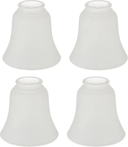 Vista 19 de Aspen Creative 23030-4 Pantalla de Vidrio para Ventilador de Techo Transicional de Alabastro en Forma de Campana con Accesorio de 2-1/8", 4-3/4