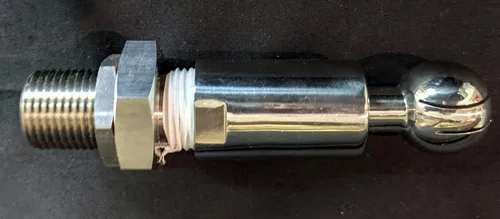 Vista 2 de Kit universal de bolas de pulverización CIP con mamparo en 1/2" macho NPT de Blichmann Engineering