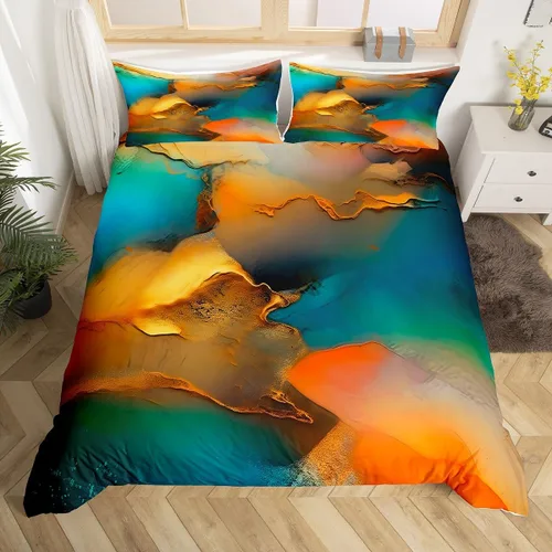 Vista 19 de Juego de funda de edredón con estampado de rana para niños, juego de ropa de cama Kawaii para decoración de habitación, diseño de hongos y rana