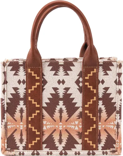 Vista 5 de Wrangler Aztec Tote Bag for Women Boho Shoulder Purses and Western Handbags