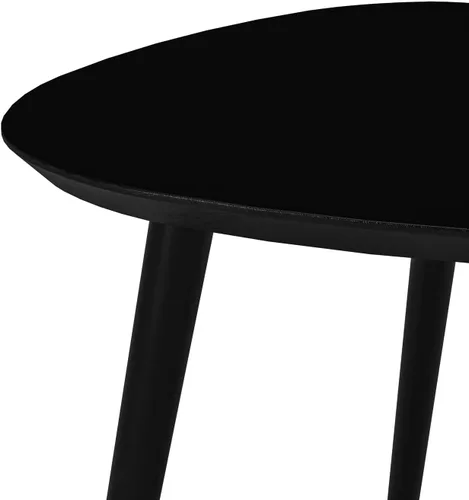 Vista 6 de Mesa auxiliar moderna Mid Century - Acabado negro