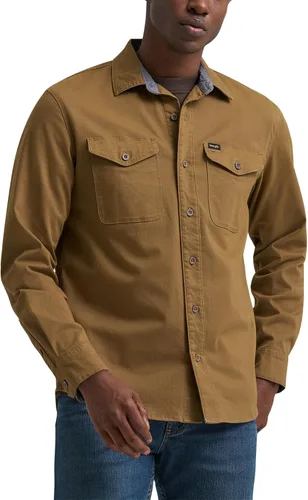 Vista 8 de Wrangler Camisa de manga larga para hombre Tomillo (Sarga)