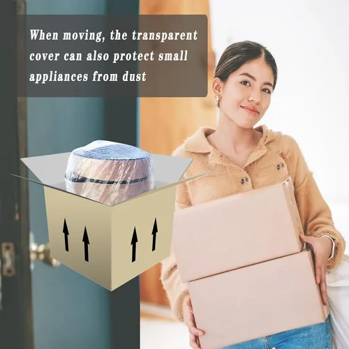 Vista 5 de STAYWILD 30 piezas de cubiertas protectoras para polvo de pequeños electrodomésticos de cocina, cubiertas desechables de plástico engrosadas