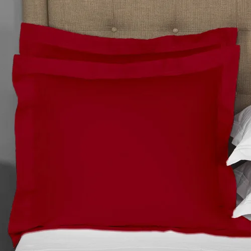 Vista 13 de Crown Collection Juego de 2 fundas de almohada estándar de 20 x 26 pulgadas, hipoalergénicas de 600 hilos, 100% algodón egipcio, fundas de almohada