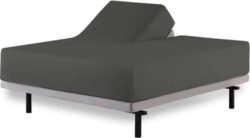 Vista 14 de Sábana bajera ajustable tamaño cuna, 100% algodón egipcio, bolsillo profundo, sábana bajera ajustable para cuna de 33 x 75 pulgadas, perfecta