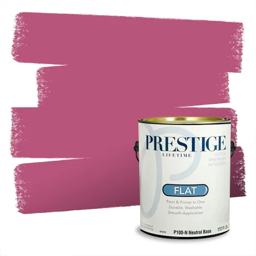 Vista 384 de Prestige Paints Pintura exterior e imprimación en uno, 1 galón, plano, coincidencia comparable de Valspar* Amber Rose*