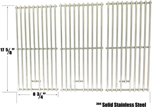 Vista 2 de Rejillas de cocina de repuesto para Select 148.16656010, 148.16656011, 148.23682310,810-8410-F, Lowes BG179A, BG179C, SH3118B, juego de 3