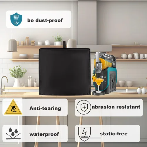 Vista 5 de Ninja Slushie - Accesorios de cubierta para máquina de granizado resistente, 600D, parte inferior abierta, de nailon para un fácil uso, adecuado