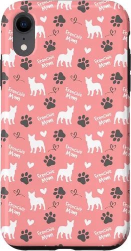 Vista 9 de Funda de regalo para iPhone 12 mini Frenchie mamá Bulldog francés rosa para mujer