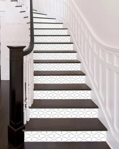 Vista 34 de FLFK Calcomanías para escaleras - Adhesivos para escaleras, Calcomanías autoadhesivas para escalones de Sunrise Coast, para decoración del hogar