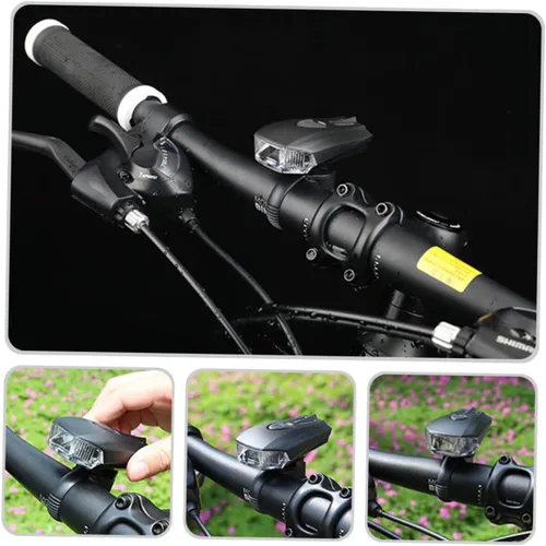 Vista 8 de BESPORTBLE Juego de luces de ciclismo, 2 unidades de luces para bicicleta, carga de construcción robusta de abdominales