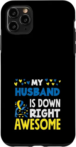 Vista 13 de My Husband is Down Right Awesome Down Syndrome Awareness Case for iPhone 17