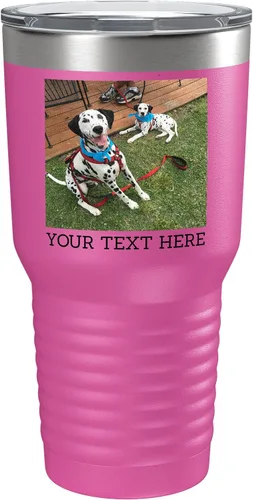 Vista 12 de Vaso personalizado de 30 onzas (17 colores) con foto impresa con aislamiento térmico de acero inoxidable recubierto de polvo con tapa, regalo
