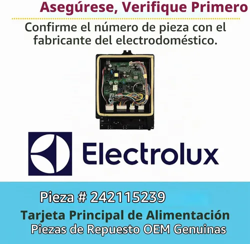Vista 2 de Original Electrolux 242115239 - Placa de alimentación principal