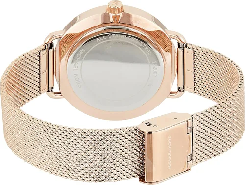 Vista 3 de Michael Kors Reloj Portia de acero inoxidable de tres manos para mujer