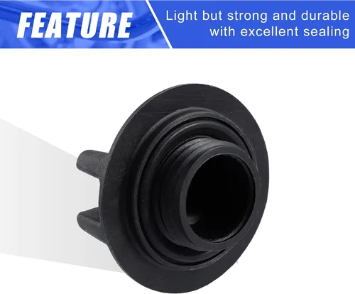 Vista 2 de Tapa negra del depósito de combustible del motor, cubierta de tapón de llenado de gasóleo para reemplazar 15255-1P010 15255-1P110 para Nissan 370Z