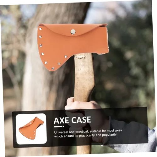 Vista 2 de Funda protectora portátil para acampar y hacha para cortar hachas e ideal para uso y almacenamiento al aire libre