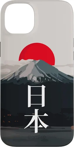 Vista 15 de Funda para iPhone 16 Mt Fuji (Fujisan), Sun y Kanji japonés