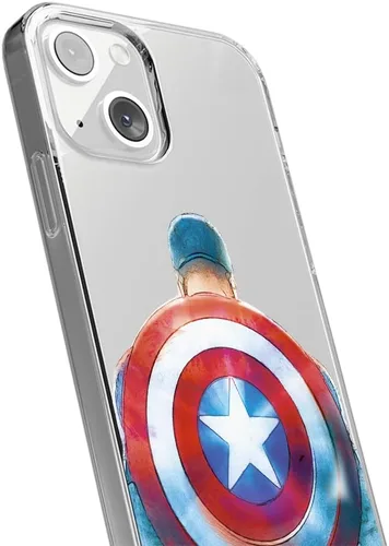 Vista 3 de ERT GROUP Funda para Xiaomi REDMI Note 10/10S Original y Oficialmente Licenciada Marvel Patrón Capitán América 002 adaptado de manera óptima a