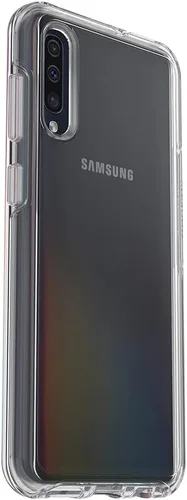 Vista 2 de OtterBox Symmetry Clear Series - Funda para Samsung Galaxy A50, embalaje al por menor, transparente