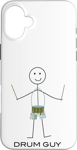 Vista 22 de Funny Men's Snare Drum Guy Boy Drummer Case for iPhone 16