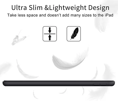 Vista 5 de ProtUTab Funda Compatible con iPad de 9ª Generación, Funda Slim Trifold con Soporte Auto Wake&Sleep para iPad de 8ª Generación (2020) y 7ª