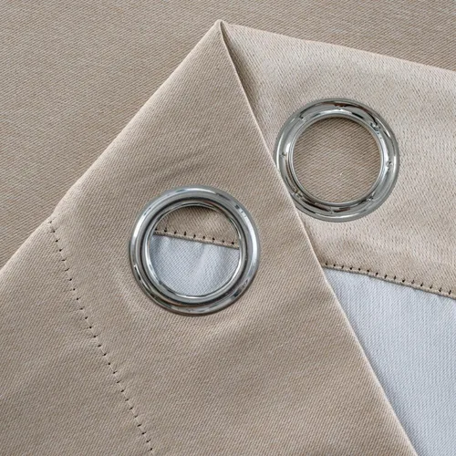 Vista 9 de LUXE WEAVERS Eco Collection - Par de paneles de ventana, color crema, 100% opacas, 63 pulgadas de largo Curtains for Bedrooms, Machine Washable