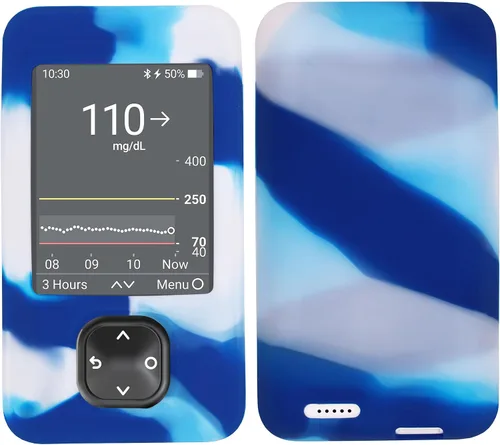 Vista 4 de Funda suave de silicona para receptor Dexcom G6 y Dexcom G7 (verde)