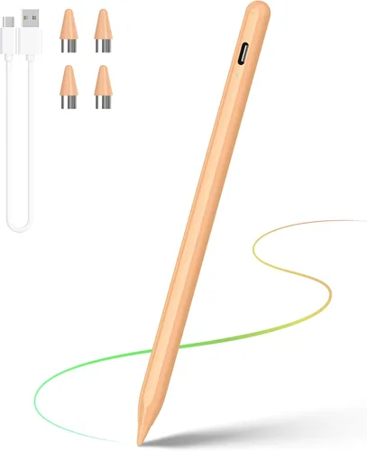 Vista 13 de Lápiz capacitivo compatible con iPhone/iPad/Samsung Galaxy Tab A9+, lápiz activo para teléfonos y tablets Android y iOS, recargable, lápiz de alta