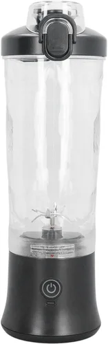 Vista 4 de 150W 20.3 fl oz 18000RPM USB recargable Juicer Cup Mezclador de jugo de fruta eléctrico personal con cuchillas de acero inoxidable, portátil