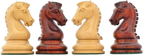 Vista 4 de CHESSBAZAAR Piezas de ajedrez The Sinquefield Cup 2017 Reproducido 3.75" King Original Craftsman Juego de Ajedrez Doble Pesado Piezas Bud