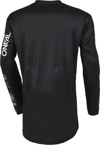 Vista 2 de O'Neal Boys' Element Youth Jersey Attack V23 Negro/Blanco