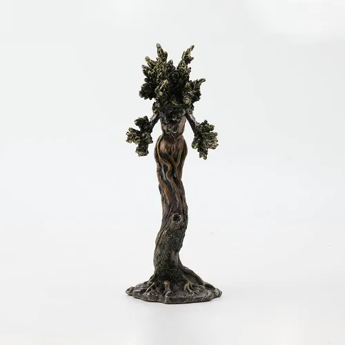 Vista 6 de Veronese Design 9 7/8 pulgadas de alto, estatua de resina bronceada fundida en frío, estatua coleccionable de fantasía para el hogar, naturaleza