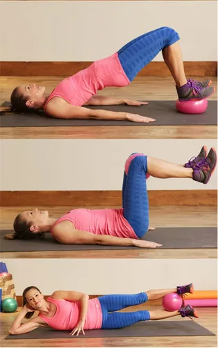 Vista 3 de Pelota de ejercicio de pilates de 6 pulgadas para yoga, Barre, fitness y terapia física, mini pelota de equilibrio suave para entrenamientos