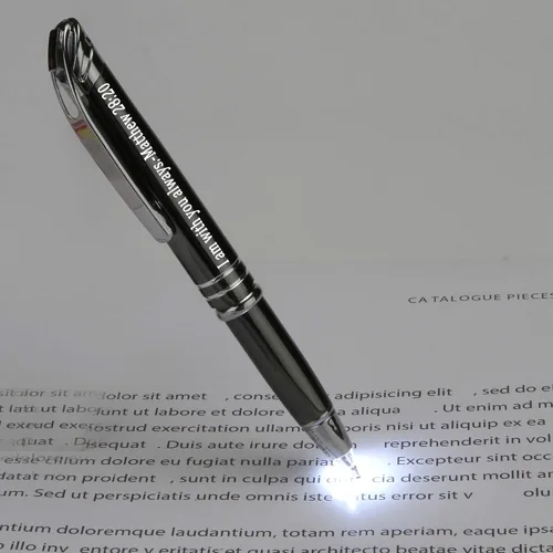 Vista 2 de Bolígrafos personalizados grabados con versículo bíblico de fe católica, regalos de agradecimiento para pastores para hombres y mujeres