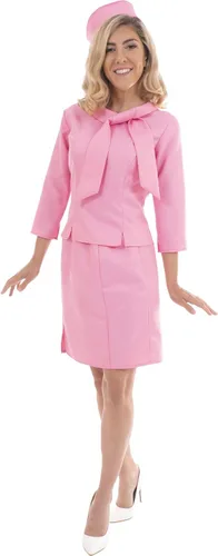Vista 2 de Toynk Legally Blonde 2 - Disfraz de Elle Woods Diseño auténtico inspirado en la película Incluye chaqueta rosa, falda y sombrero de pastillero
