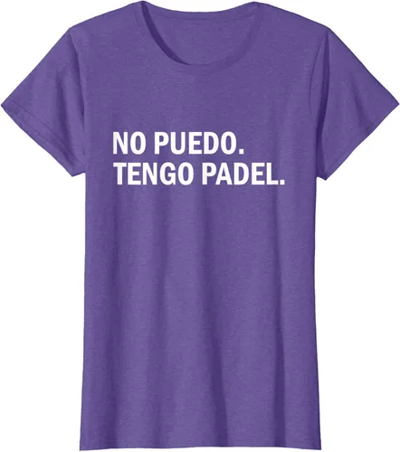 Vista 28 de Camiseta de jugador divertido No Puedo Tengo Padel Hobby