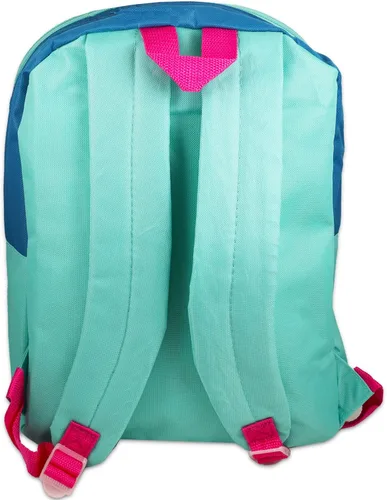 Vista 3 de Juego de mochila y bolsa de almuerzo Encanto para niñas paquete con mochila Encanto de 15 pulgadas caja de almuerzo Encanto botella de agua tatuajes