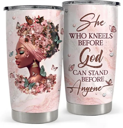 Vista 30 de SANDJEST Vaso de béisbol de 20 onzas con aislamiento de acero inoxidable, taza de viaje, vaso de béisbol para mujeres, hombres, mamá, regalos