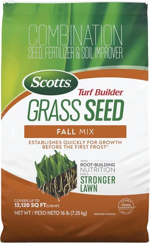 Vista 10 de Scotts Turf Builder - Mezcla de semillas de césped para otoño, 5.6 libras.