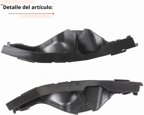 Vista 6 de 1PAIR Soporte de parachoques delantero compatible con Ford Escape Para 2008 2009 2010 2011 2012 Año, para 8L8Z17E814A 8L8Z17E814B