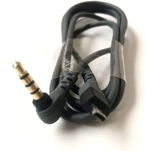 Vista 2 de LZYDD Cable de audio de repuesto para auriculares SteelSeries Arctis, 1.3m/4.3ft, 8-pin a 0.138 in, negro