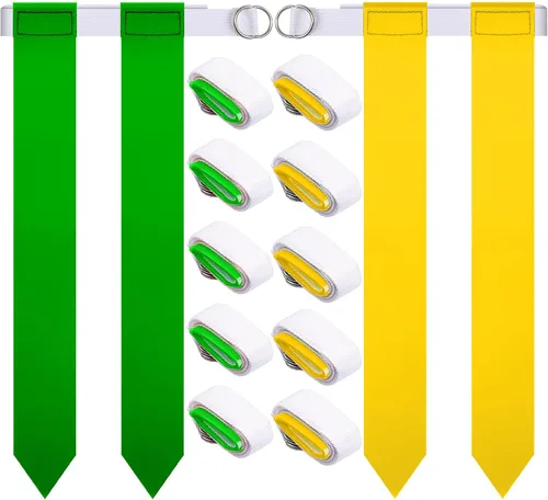 Vista 9 de Sintege Juego de cinturón de fútbol con bandera de 14 jugadores, bandera de fútbol ajustable y cinturones, regalos para jóvenes y adultos