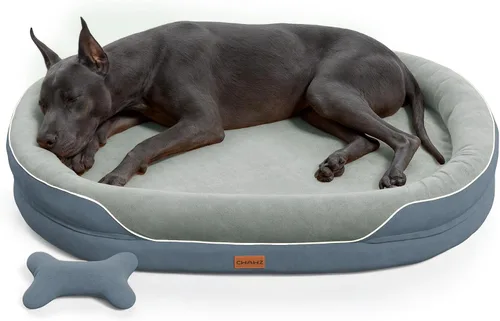 Vista 16 de CWAWZ Cama ortopédica grande para perros, 36 pulgadas, cama para perros de gran tamaño con cojines envolventes completos, camas refrescantes