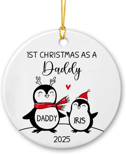 Vista 21 de Adorno personalizado de primera Navidad para perro, adorno de cerámica para la primera Navidad del cachorro, decoración de árbol de Navidad, adorno